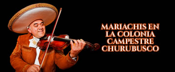 Mariachis en Campestre Churubusco, Coyoacán